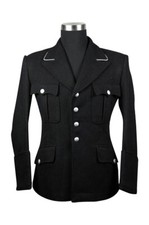 WW2 German M32 elite officer black wool tunic picture