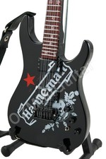 Miniature Guitar Slayer Jeff Hanneman & Strap picture