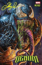 VENOM #262 JOHNNY DESJARDINS NYCC EXCLUSIVE - TRADE DRESS SIGNED W/COA picture