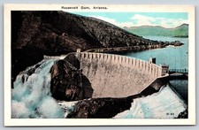 Vintage Postcard Roosevelt Dam Arizona picture