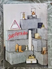 1950s Saks Fifth Avenue 13X19 Store Display Photo Perfumes JOY LANVIN picture