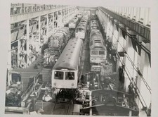 Vintage 1978 British Rail Stratford Diesel Depot Press Photo - Underfloor Lathe  picture