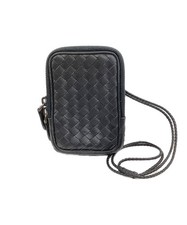 Authentic BOTTEGA VENETA Cigarette Case  Black Men/Women 110042 #2978 picture