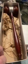 Vintage McCrillis Call to Order Gavel Wood & silver boxed National Honor Society picture