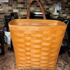 VTG 2001 Longaberger Handwoven Hanging 9¾