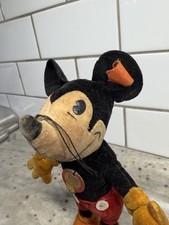 SCARCE Vintage PRISTINE DISNEY 1930s MICKEY MOUSE STEIFF 7” Germany FULLY Tagged picture