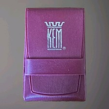 Vintage KEM Mini Playing Cards c1942 Red Historic Rare w/Red Plastic Case 52/52 picture