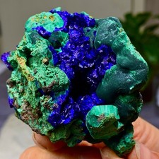 197G BEST NATURAL Azurite/Malachite crystal minerals specimens- picture