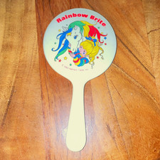 Rainbow Brite Plastic Hand Mirror, 1983 Hallmark Cards Inc. Collectible picture