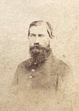 RARE CIVIL WAR CONFEDERATE WAR-BLINDED SOLDIER MEMPHIS TENN. 1862 CDV PHOTO picture