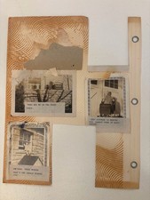 Vintage 1930s Family Photo Album With Original Black And White Photos picture
