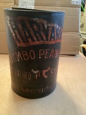 SUPER RARE HARVARD BRAND 10 LB JUMBO PEANUTS TIN MILLARD CHICAGO IL picture