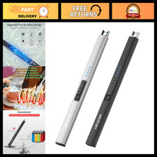 2 Pack USB Rechargeable Electric Candle Lighter - Windproof Arc Lighter for BBQ, picture