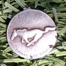 Vintage 1964 Ford Mustang Sterling Silver Keychain by Tiffany & Co. picture