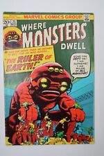 Where Monsters Dwell #25 Bronze Age 1973 Marvel Comics F/F+ picture