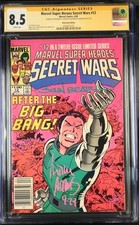 Secret Wars #12 CGC 8.5 SS Signed John Beatty Art Adams 1985 Newsstand - MCU Key picture