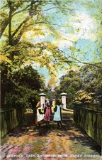 London - Regents Park entrance from Baker Street - Antique Postcard - circa 1910 picture