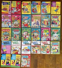 Vintage Comic Digest Lot 27 Disney Archie Dennis Richie Rich Gold Key 1970s picture