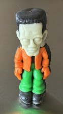 Vintage Halloween Gurley Glow-In-Dark Frankenstein Figurine picture