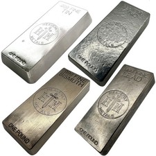 1 Lb Metal Bar Set – Lead, Zinc, Bismuth, Tin Ingots for Display or Collecting picture