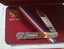 Schrade 80th Anniversary Commemovative Knife  1904=1984 Limited edition.MADE USA picture