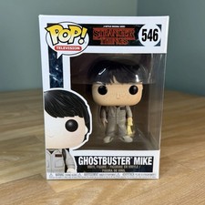 NIB Funko Pop Vinyl Television Stranger Things Ghostbuster Mike #546 VAULTED picture