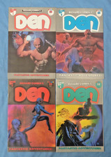 RICHARD CORBEN'S DEN 4 issues 1, 2, 7, & 8 FN To VF FANTAGOR picture