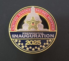🔥RARE🔥USSS UNITED STATRES SECRET SERVICE 2025 PRESIDENTIAL INAUGURATION COIN  picture