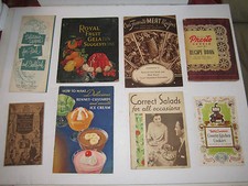 14 VINTAGE COOKBOOKS BOOKLETS - SEE PICS -  -TUB MM picture