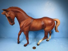 BREYER TRADITIONAL-Big Ben Red Chestnut Warmblood-1996-1997-Bi-Colored Eyes-USED picture