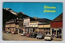 Silverton CO-Colorado, Main Street, Café, Antique, Vintage Postcard picture