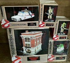 Ghostbusters Set/5 Dept 56 6007405 Firehouse Slimer ECTO-1 Venkman Dr Spengler picture