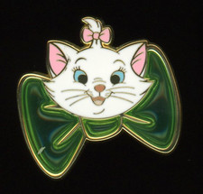 HKDL Carnival 2023 Aristocats Marie Bow Stained Glass Green Disney Pin picture