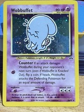Pokémon TCG Wobbuffet 16/75 Swirl Holo Rare Unlimited Neo Discovery NM picture