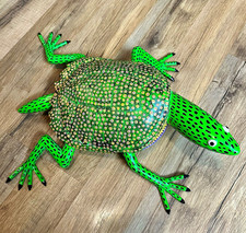 Hand Painted Folk Art Turtle By Artist Lonnie and Twyla Money Green Spotted picture