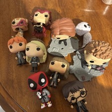 Lot Of 10 Loose Harry Potter /Marvel Funko Pops picture