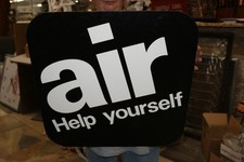 Vintage 1970's AIR Help Yourself Gas Station Tire Pump 24