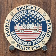 CSX Railroad Police Public Safety Transportation Challenge Coin M#30 picture