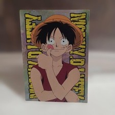Amada One Piece Trading Sticker Monkey D Luffy Set SP10 Holo Early Vintage Japan picture