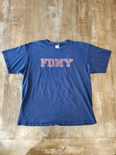 Vintage FDNY Keep Back 200 FT Graphic Gildan Heavy Weight Cotton T-Shirt XL picture