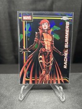 2026 Topps Chrome Marvel Sapphire #141 Rachel Summers Black Refractor /10 picture