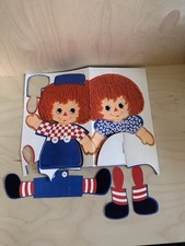 Hallmark Raggedy Ann Andy Honeycomb Paper Party Decoration Bobbs Merrill Vintage picture