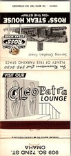 Ross' Steak House On The Strip Omaha NE Vintage Matchbook Cover TMM18-2 picture
