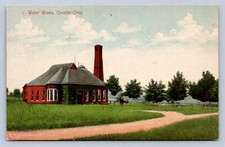 J88/ Orrville Ohio Postcard c1910 Water Works Plant 17 picture