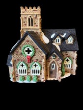 Vintage 1989 Department 56 Knottinghill Church 55824 Heritage Dickens Village picture