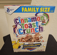 Pokémon 25th Anniversary. NEW General Mills Cinnamon Toast Crunch Cereal Pikachu picture