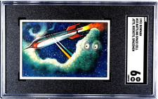 1951 Bowman Jets, Rockets, Spacemen #  33 Battling Space Cell  SCG 6 picture