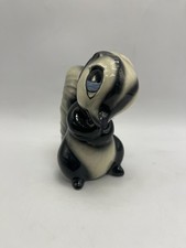 Vintage 1940's 50's Walt Disney Figure FLOWER the Skunk Bambi Pottery Ceramic 4