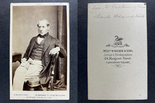 Walker, London, John Somerset Pakington, Baron Hampton Vintage cdv albums print picture