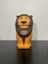 Vtg 1999 Fun-Damental Too Original Tiger Talking Roaring Lion Cookie Jar WORKS picture